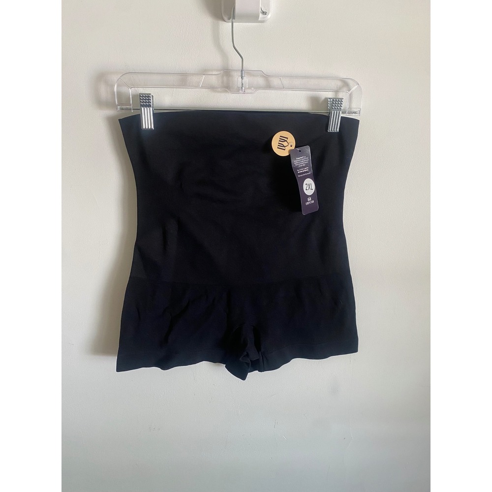 Empetua Black High Waisted Shaper Boyshorts Size 2XL All Day Every Day Shapewear